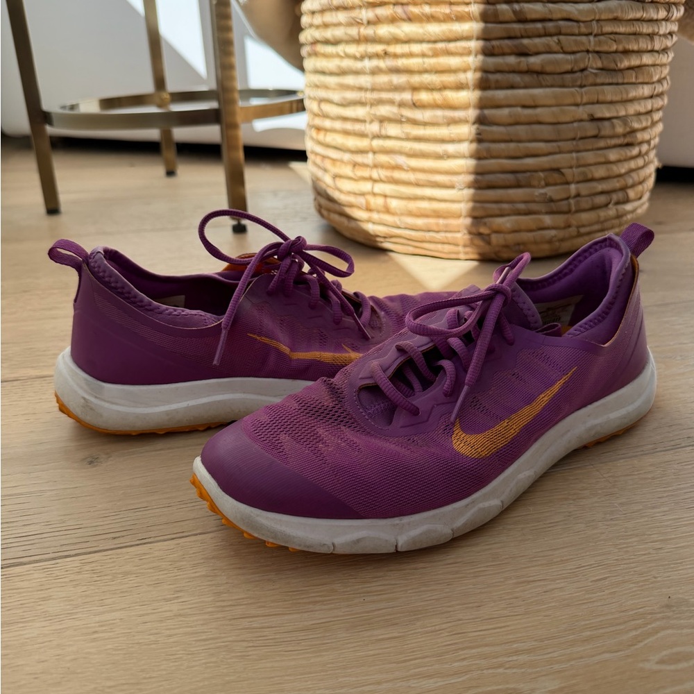 Nike FI Bermuda Golf Shoes – Purple w/ Orange Accents Size 10